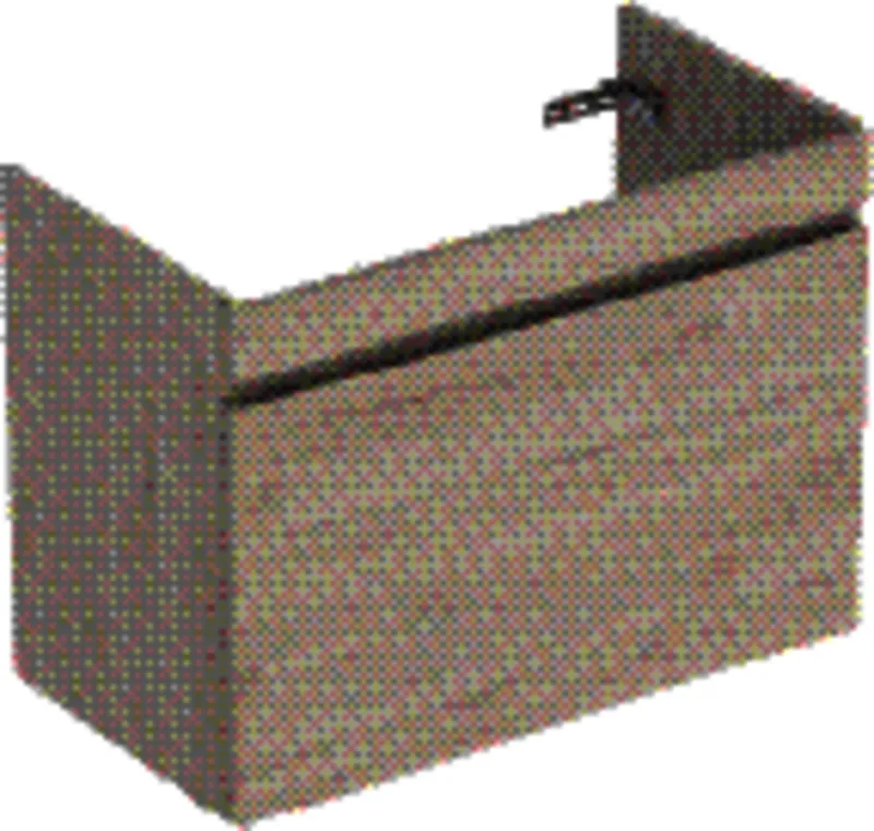 Geberit Renova Plan US f. Waschtisch, mit 1 Schublade 83,2x60,6x44,6cm, Nussbaum hickory hell