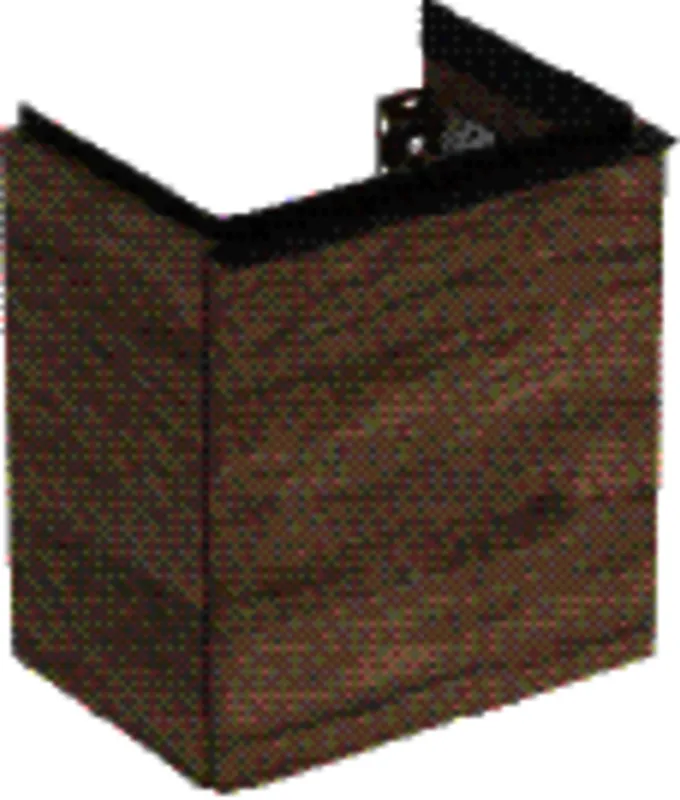 Geberit iCon Unterschrank für HWB, 1 Tür links 37x41,5x27,9cm, Nussbaum hicko./Gr. Lava