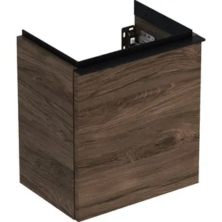 Geberit iCon Unterschrank für HWB, 1 Tür links 37x41,5x27,9cm, Nussbaum hicko./Gr. Lava – Bild 2