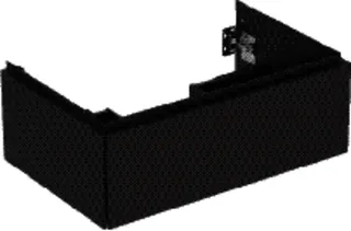 Geberit ONE Unterschrank für WT/-Platte 1 Schubl., 74x26,6x47cm, lava matt – Bild 2