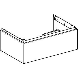 Geberit ONE Unterschrank für WT/-Platte 1 Schubl., 74x26,6x47cm, Eiche – Bild 4