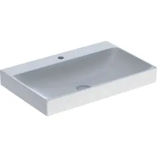 Geberit ONE Waschtisch 75x48 cm mit Hahnloch, ohne Überlauf, weiß, KeraTect – Bild 2