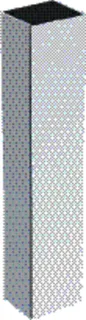Geberit Hochschrank mit einer Tür 36x180x29,1cm, weiß matt