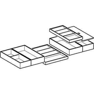 Geberit Set Schubladeneinsatz, B:90 für obere Schublade – Bild 4