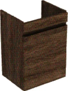 GE Renova Plan US für HWB, 1 Tür 43,5x66x34,5cm, Nussbaum hickory