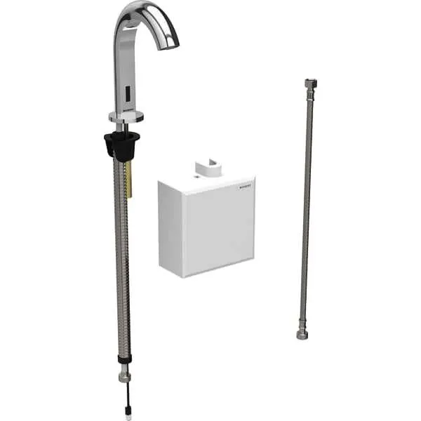 Geberit Waschtischarmatur Piave, Standmontage mit AP-Funktionseinh. Batt. o. Mischer