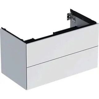 Geberit ONE Unterschrank für WT/-Platte 2 Schubl., 88,8x50,4x47cm, weiß hgl. – Bild 2