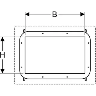 Geberit Duofix Element für Nischenablagebox befliesbar – Bild 5