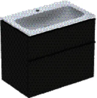 GE iCon Set MWT m. US, 2 Schubl. 75x63x48cm, lava/KeraTect