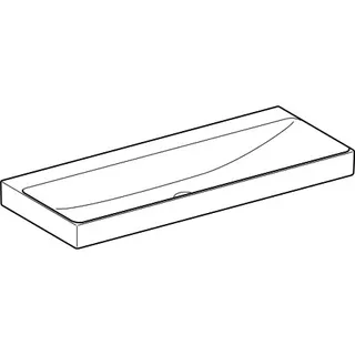 Geberit ONE Waschtisch 120x48 cm ohne Hahnloch, ohne Überlauf, weiß, KeraTect – Bild 3