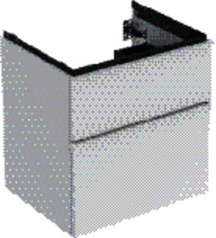Geberit iCon Unterschrank für Waschtisch, 2 Schubl. 59,2x61,5x47,6cm, weiß matt