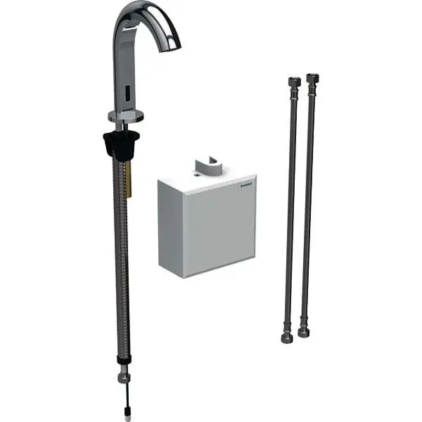 Geberit Waschtischarmatur Piave, Standmontage mit AP-Funktionseinh. Genr. mit Mischer