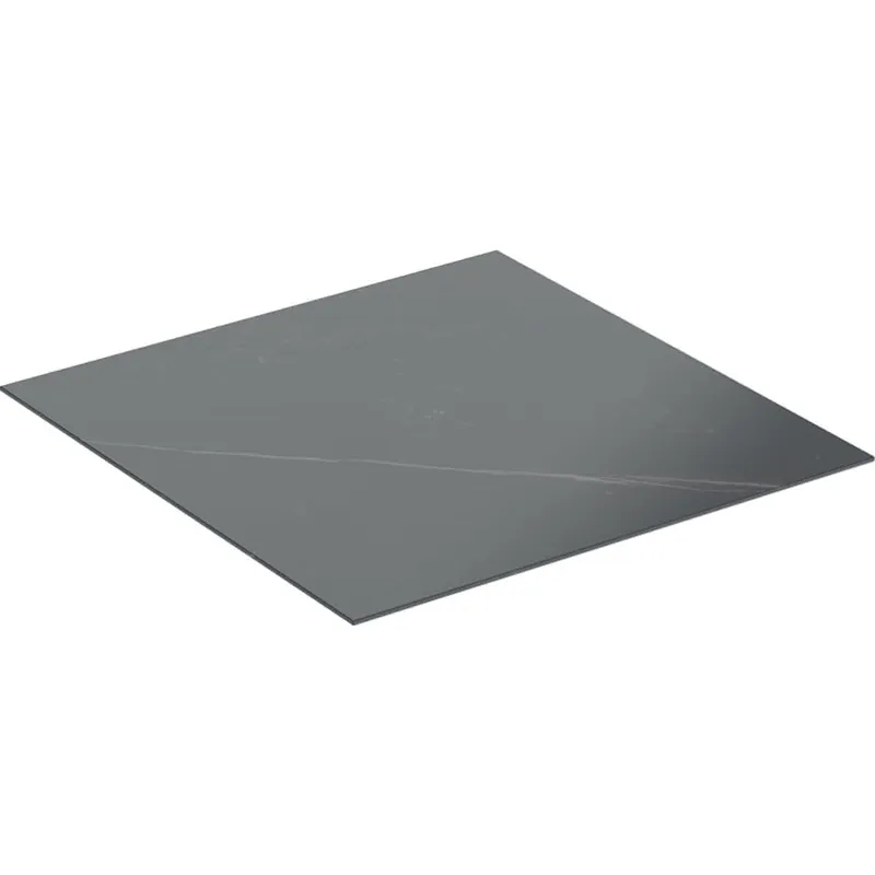 Geberit ONE Abdeck. f. Seitenschrank/-Element 45x0,4x46,5cm, Marmoroptik schwarz matt