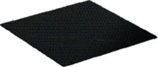 Geberit ONE Abdeck. f. Seitenschrank/-Element 45x0,4x46,5cm, Marmoroptik schwarz matt – Bild 2