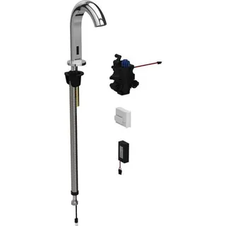 Geberit Waschtischarmatur Piave, Standmontage mit UP-Funktionsbox Batt. mit Mischer