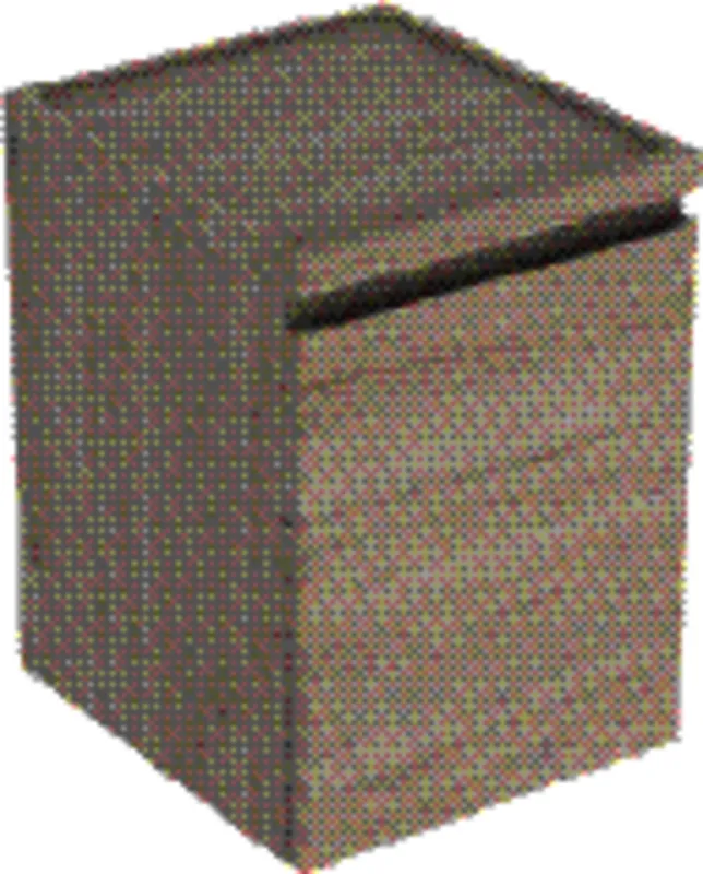 Geberit Renova Plan Seitenschrank, 1 Schubl. 40x55x44,5cm, Nussbaum hickory hell