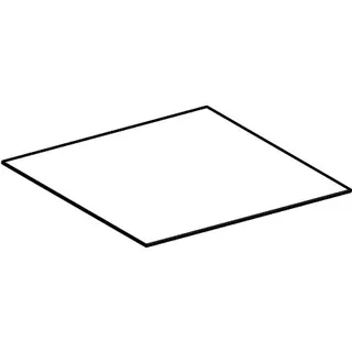Geberit ONE Abdeck. f. Seitenschrank/-Element 45x0,6x46,5cm, Glas, lava – Bild 3