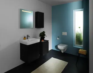 Geberit Renova Plan Wand-WC Tiefspüler Rimfree, weiß, KeraTect – Bild 4