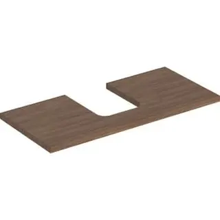 Geberit ONE Waschtisch-Pl. Aus mi. f. AWT Schalenform 105x3x47cm, Eiche – Bild 2
