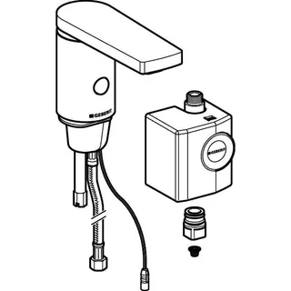 Geberit Waschtischarmatur Typ 186 Generator ohne Mischer – Bild 3