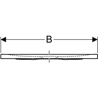Geberit Nemea Duschwanne, 90 x 90 cm quadratisch, weiß matt – Bild 5
