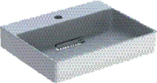 Geberit ONE AS-Waschtisch eckig, 50x41cm, CleanDrain mit Hahnloch, ohne Überlauf, weiß, KeraTect/weiß glzd – Bild 2