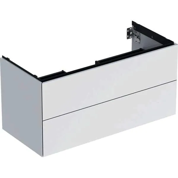 Geberit ONE Unterschrank für WT/-Platte 2 Schubl., 103,6x50,4x47cm, weiß hgl.