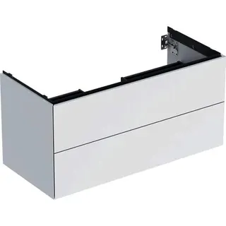 GE ONE Unterschrank für WT/-Platte 2 Schubl., 103,6x50,4x47cm, weiß hgl.
