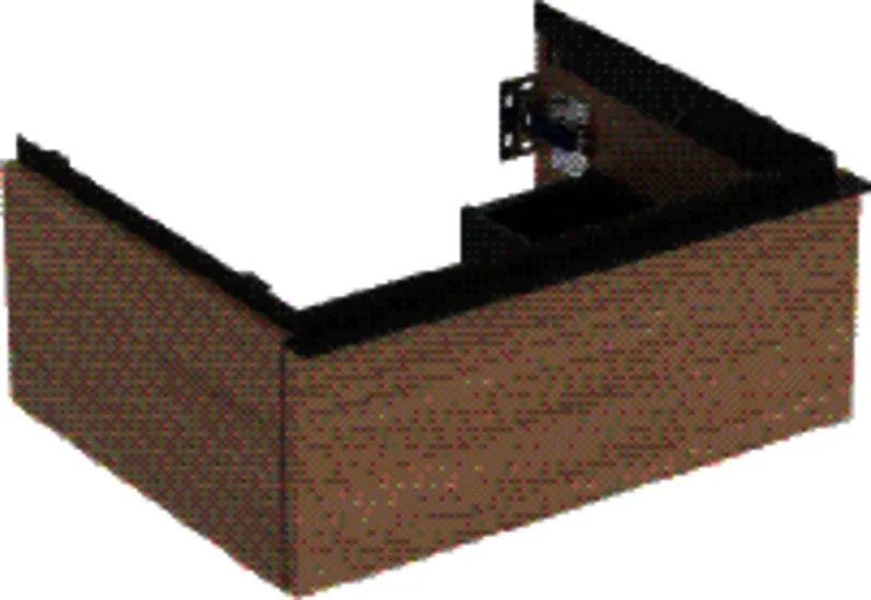 Geberit iCon Unterschrank für Waschtisch, 1 Schubl. 59,2x24,7x47,6cm, Eiche/Gr. Lava