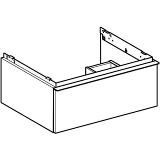 Geberit iCon Unterschrank für Waschtisch, 1 Schubl. 59,2x24,7x47,6cm, sandgrau – Bild 3