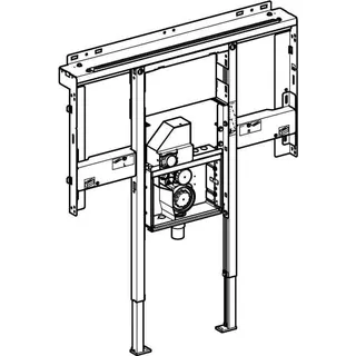 Geberit Duofix Element für One Waschtisch für Wandarmatur, raumhoch B75 – Bild 3