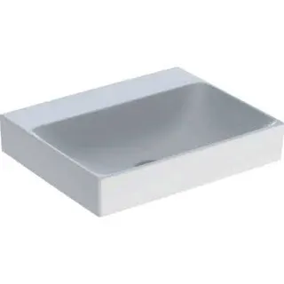 Geberit ONE AS-Waschtisch rechteckig, 50x41 cm ohne Hahnloch, ohne Überlauf, weiß, KeraTect – Bild 2