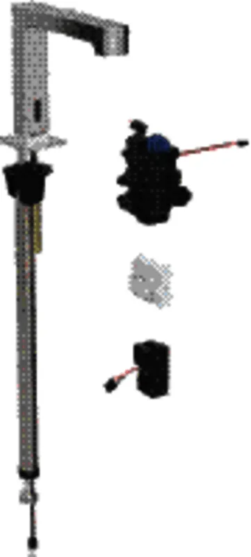 Geberit Waschtischarmatur Brenta Standmontage mit UP-Funktionsbox Netz mit Mischer