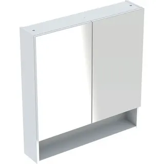 Geberit Renova Plan Spiegelschrank, 2 Türen 80x85x17,5 cm, weiß – Bild 2