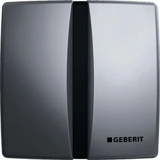 Geberit UR-Strg. mit elektronischer Spülausl. Netz, Abdeckplatte Zink-DG Basic chrom – Bild 2