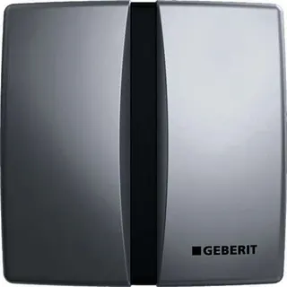 Geberit UR-Strg. mit elektronischer Spülausl. Batterie Abdeckplatte Zink-DG Basic – Bild 2