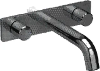 Armaturenkörper für Geberit ONE Waschtisch-Armatur rundes Design, Wandmontage