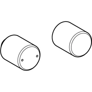 Set Drehgriffe für Geberit ONE Waschtisch-Armatur rundes Design, Wandmontage – Bild 3
