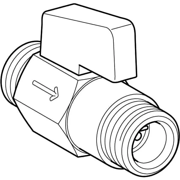 GE Kugelhahn G3/8 / G3/8