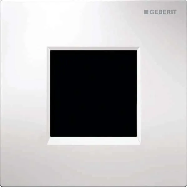 Geberit Abdeckplatte Typ 30 zu UR-Strg. weiß / glanzchrom / weiß