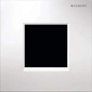 Geberit Abdeckplatte Typ 30 zu UR-Strg. weiß / glanzchrom / weiß