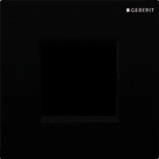 Geberit Abdeckplatte Typ 30 zu UR-Strg. schwarz / glanzchrom / schwarz