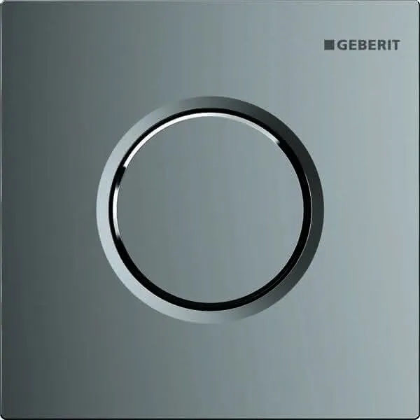 Geberit BetPl. Sigma01 zu UR-Strg. mit pneumatischer Sp-Ausl. glanzverchromt