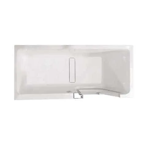 DS Badewanne m.ent. TEin rechts, DZ links Stepin Pure 1800x800 Weiß Glanz