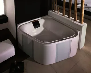 Hoesch Badewanne Ergo+ Eckwanne 1640 Weiß/verchromt