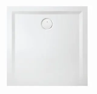 HO DW Muna S 900x900x30 ohne Antirutsch, Material Solique, Weiß