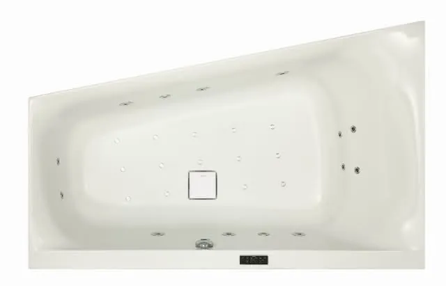 Hoesch WP Thasos 3745&Reviva II Power+Air Weiß/verchromt/Motor links