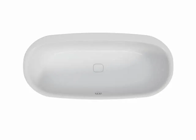 Hoesch Badewanne iSensi Oval 1800x800 Weiß