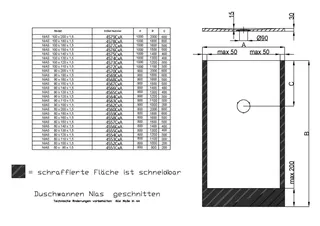 Hoesch Duschwanne Nias ges. 1100x800x30 strukturierte Oberfl. Solique, Weiß – Bild 3
