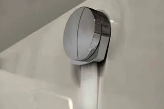 Hoesch Zubehör Combi Plus mit Überlaufbefüllung für Badewanne iSensi, verchromt – Bild 2